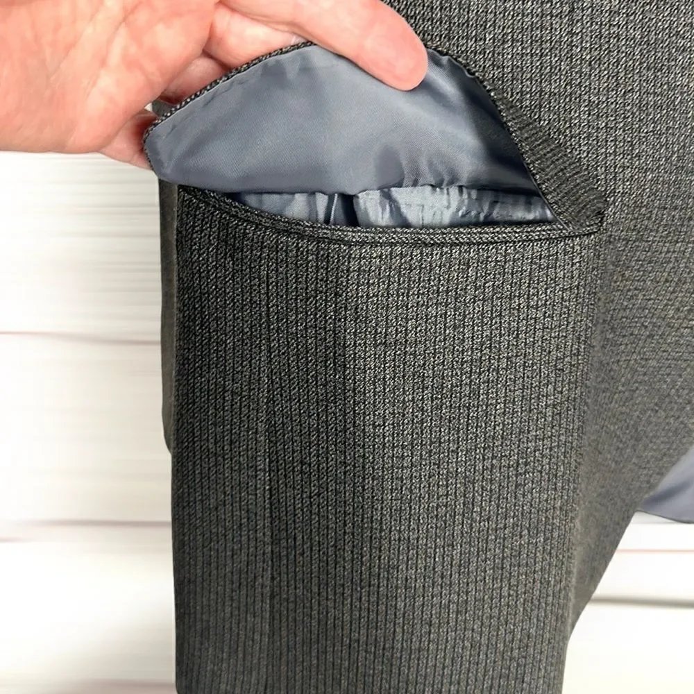 Oscar De La Renta Single Breasted Sport Coat Blazer 46L